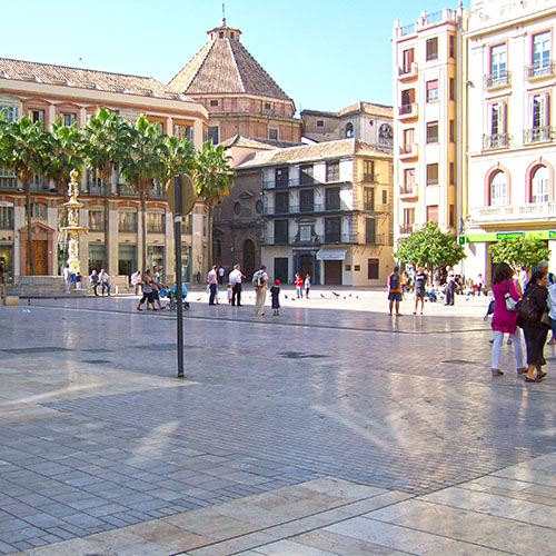 Centro histórico de Málaga.